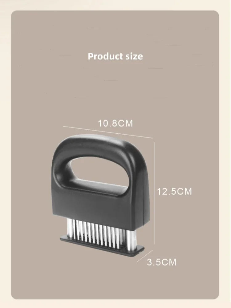 Amaciador de carne com 48 lâminas de aço inoxidável, agulha ultra afiada para amaciar bife, acessórios de cozinha